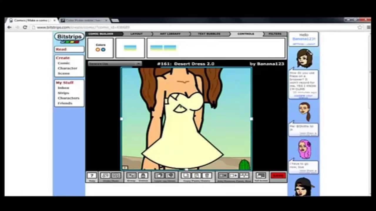 Bitstrips Speed Dresses – Episode 1 – Desert Dress 2.0