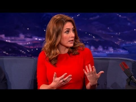 Sasha Alexander Is Boob-Slappin’ Buddies With Angie Harmon – CONAN on TBS
