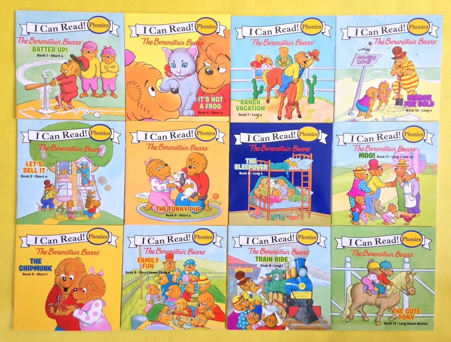 Berenstain Bears Phonics Kids Childrens Books Learn to Read I Can Read Lot 12
