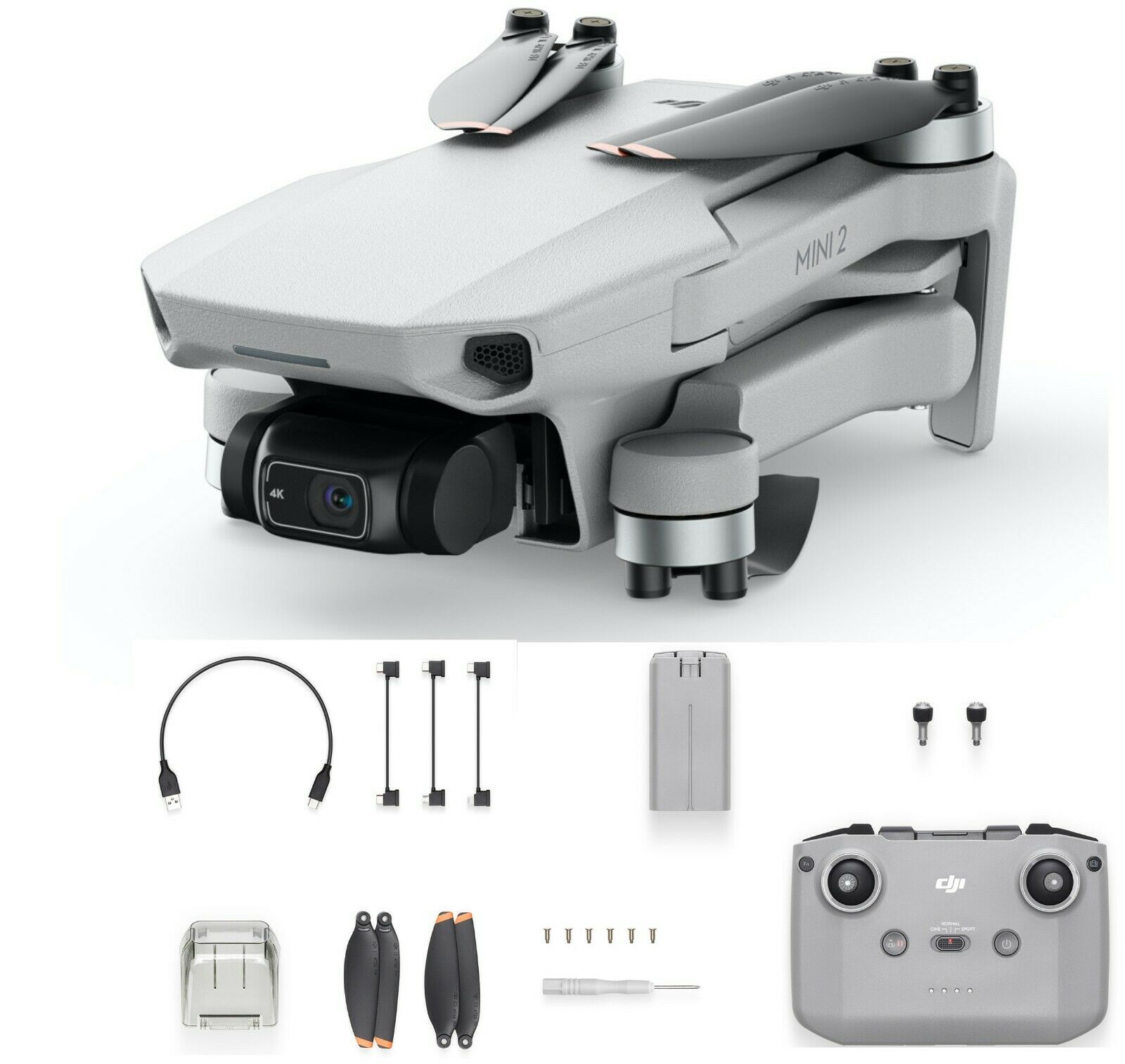 DJI Mini 2 Drone Quadcopter Ready To Fly -Certified Refurbished