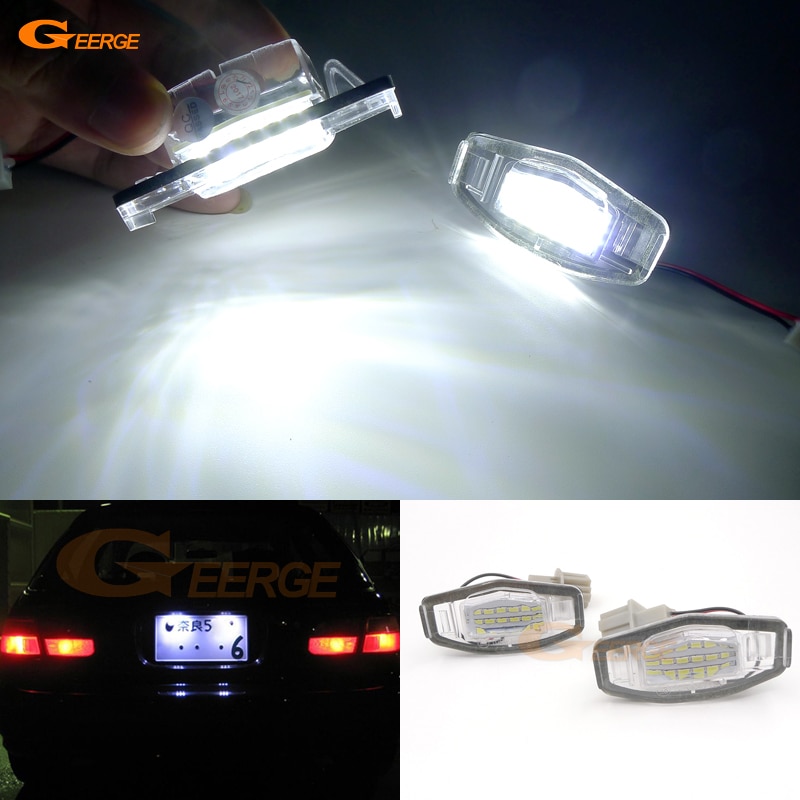 For Honda Pilot 2003-2008 Excellent Ultra bright Smd Led License plate lamp light lamp No OBC error car Accessories