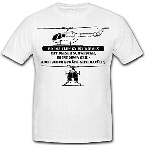 Hot Sell 2019 Fashion Bo 105 Flying Is Like Sex Armed Forces Rescue Helicopter O-Neck T Shirt