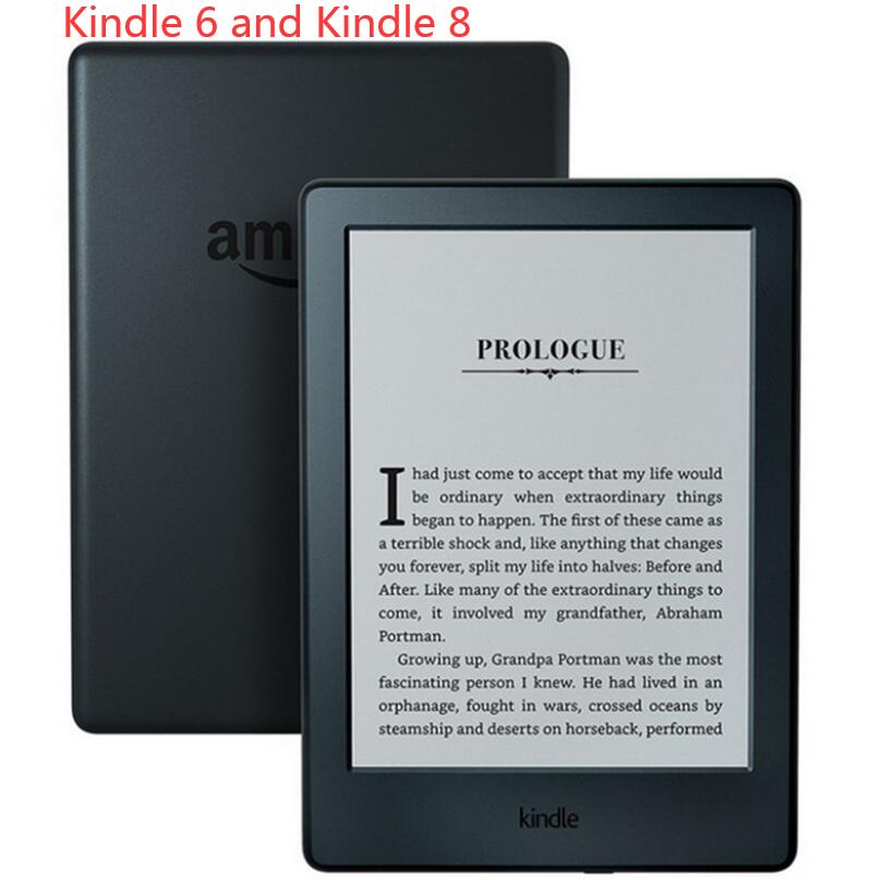 Kindle 8 Kindle 6 4GB Registerable E-Book Reader Touch Screen Ebook Without Backlight eink e-ink 6inch Ink Screen E Book