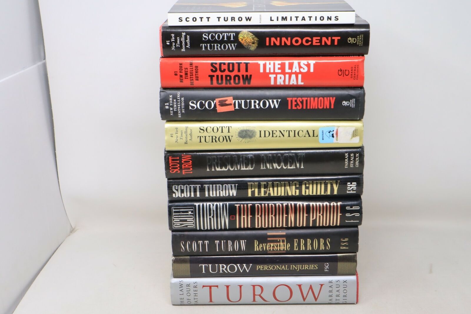 Lot of 11 Complete Set Series of Kindle County Legal Scott Turow - PB & HCDJ