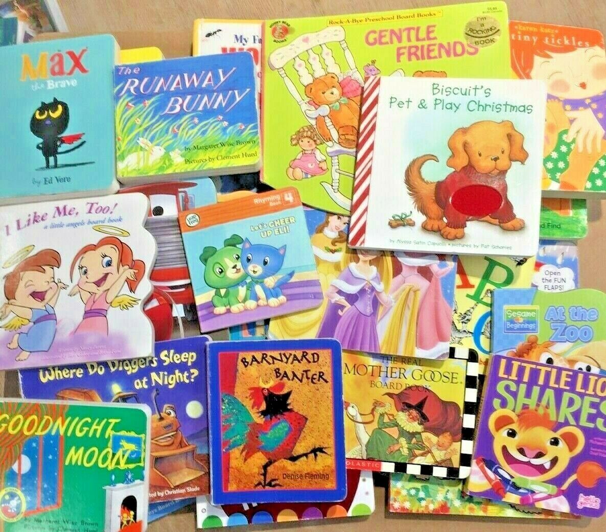 Mixed Random Lot of 30 Board Books for Childrens Kids Babies Preschool Daycare