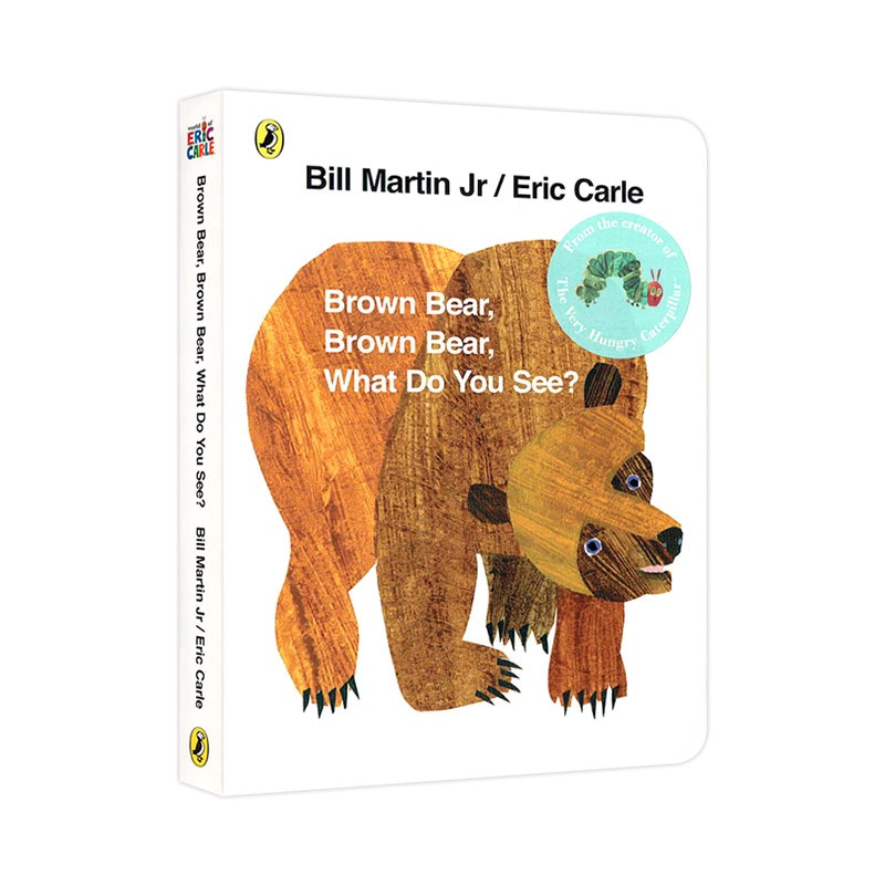 New Brown Bear, Brown Bear, What Do You See? Kids Children Toddler English Picture Store Book