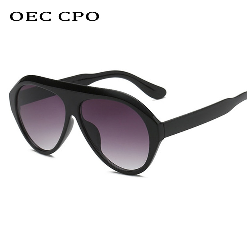OEC CPO Fashion Classic Pilot Sunglasses Men Women Brand Designer Trend Big Sun Glasses Ladies Driving Goggles UV400 O62