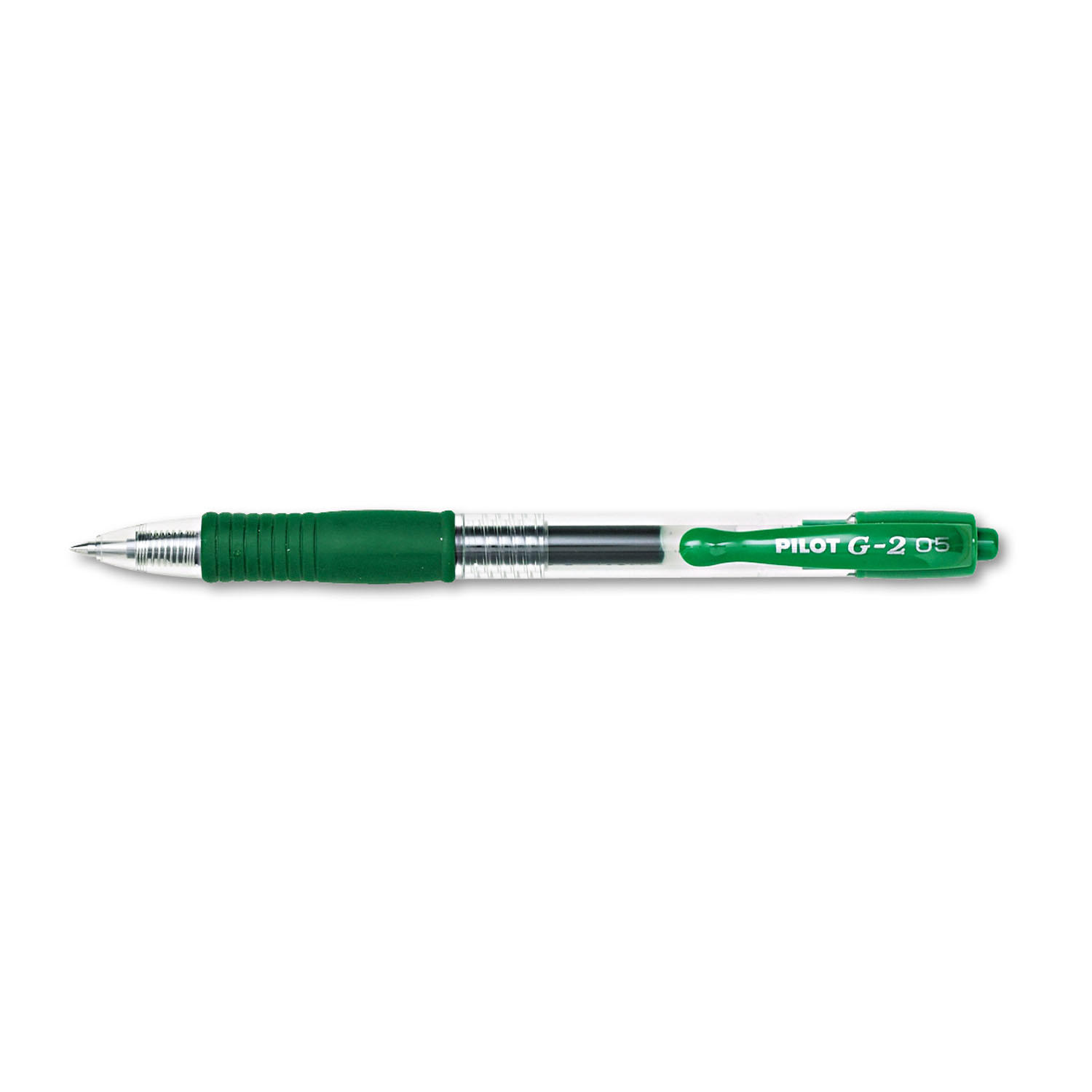 Pilot - G2 Gel Roller Ball, Retractable, Extra Fine, Green - 12 Pens (V)