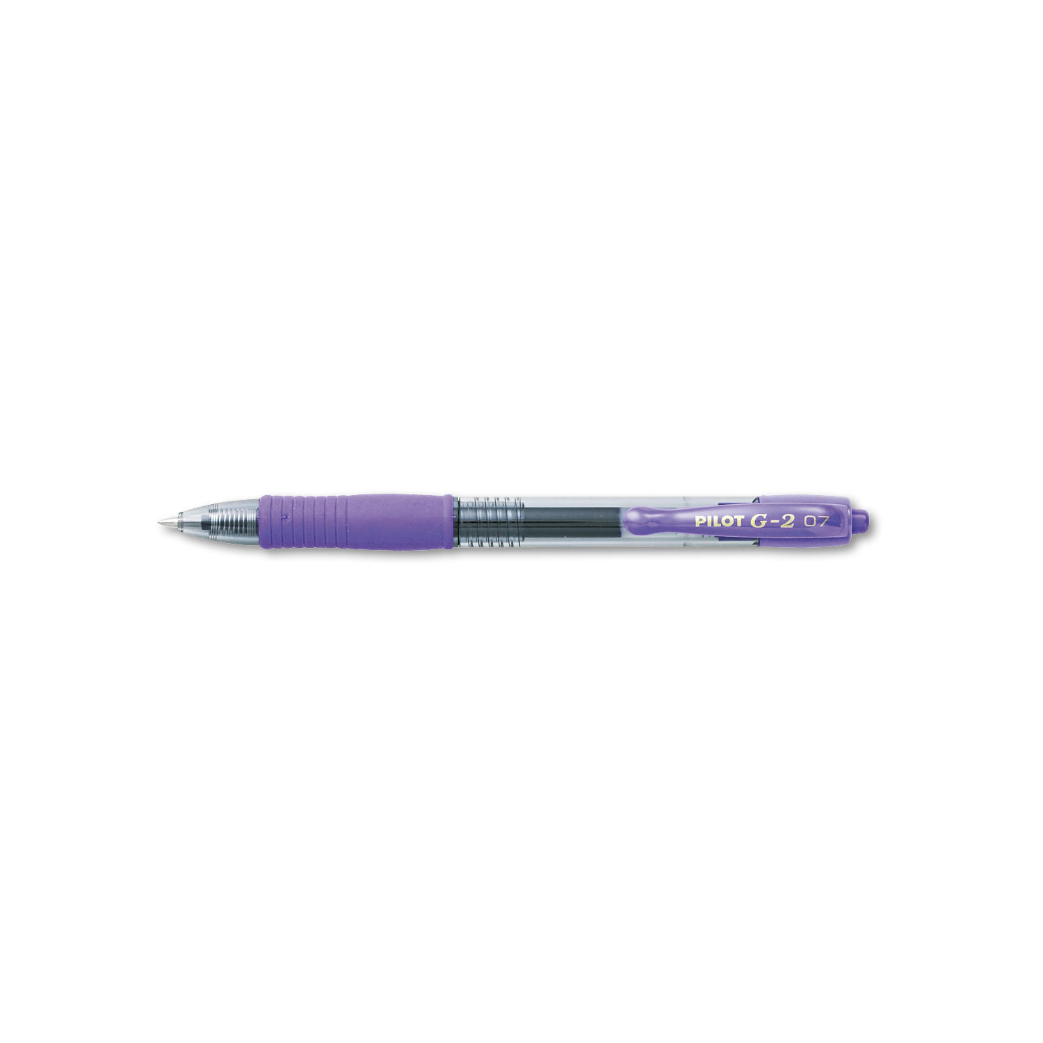 Pilot - G2 Gel Roller Ball, Retractable, Fine, Purple - 12 Pens (V)