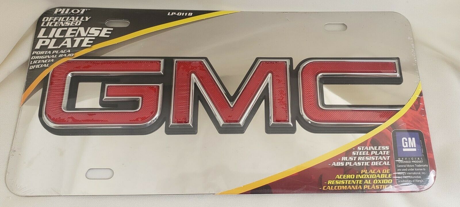 Pilot GMC Emblem License Plate 3-D