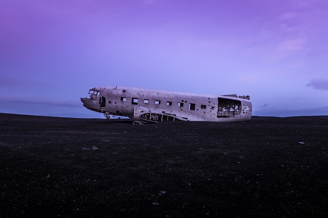 plane, abandoned, wrecked