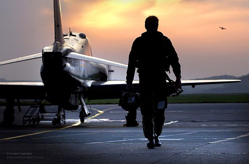 uk man male silhouette wales fighter hawk aircraft... (Photo: Defence Imagery on Flickr)