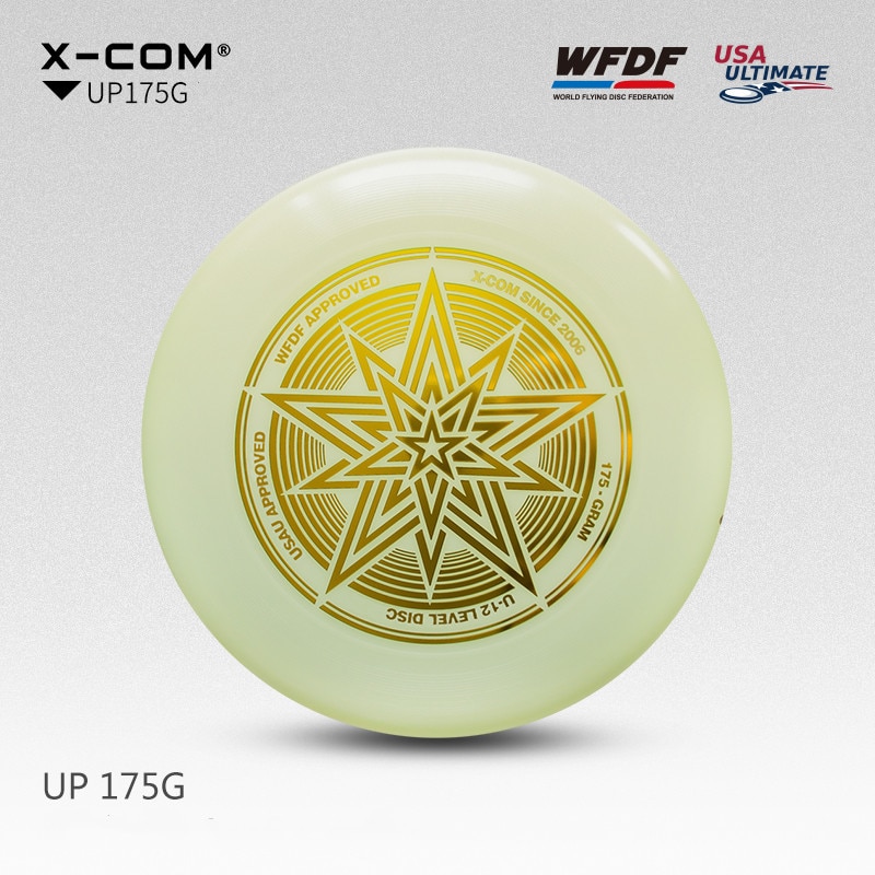 X-COM Professional Ultimate Flying Disc Certified by WFDF For Ultimate Disc Competition Sports 175g