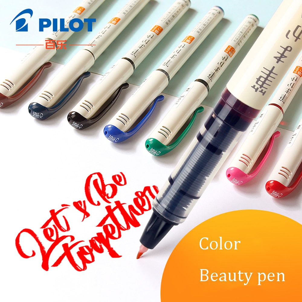 8Pcs Japan Pilot Beauty Pen Students Hand-book Color Neutral Painting Hook Line Pen Hand-painted Juice Color Pen