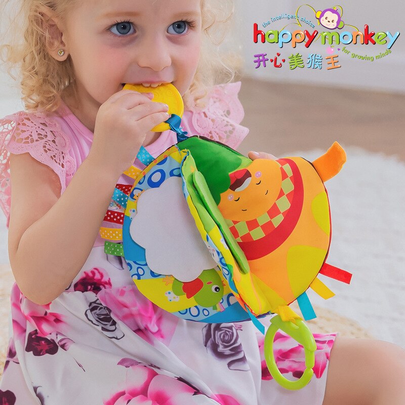 Baby Early Education Stereo Cloth Book 0-1-Year-Old Baby-Bite Tear Rotten with Cloth Book Educational Toys